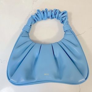 JW PEI Gabbi Ruched Hobo Handbag Light Blue